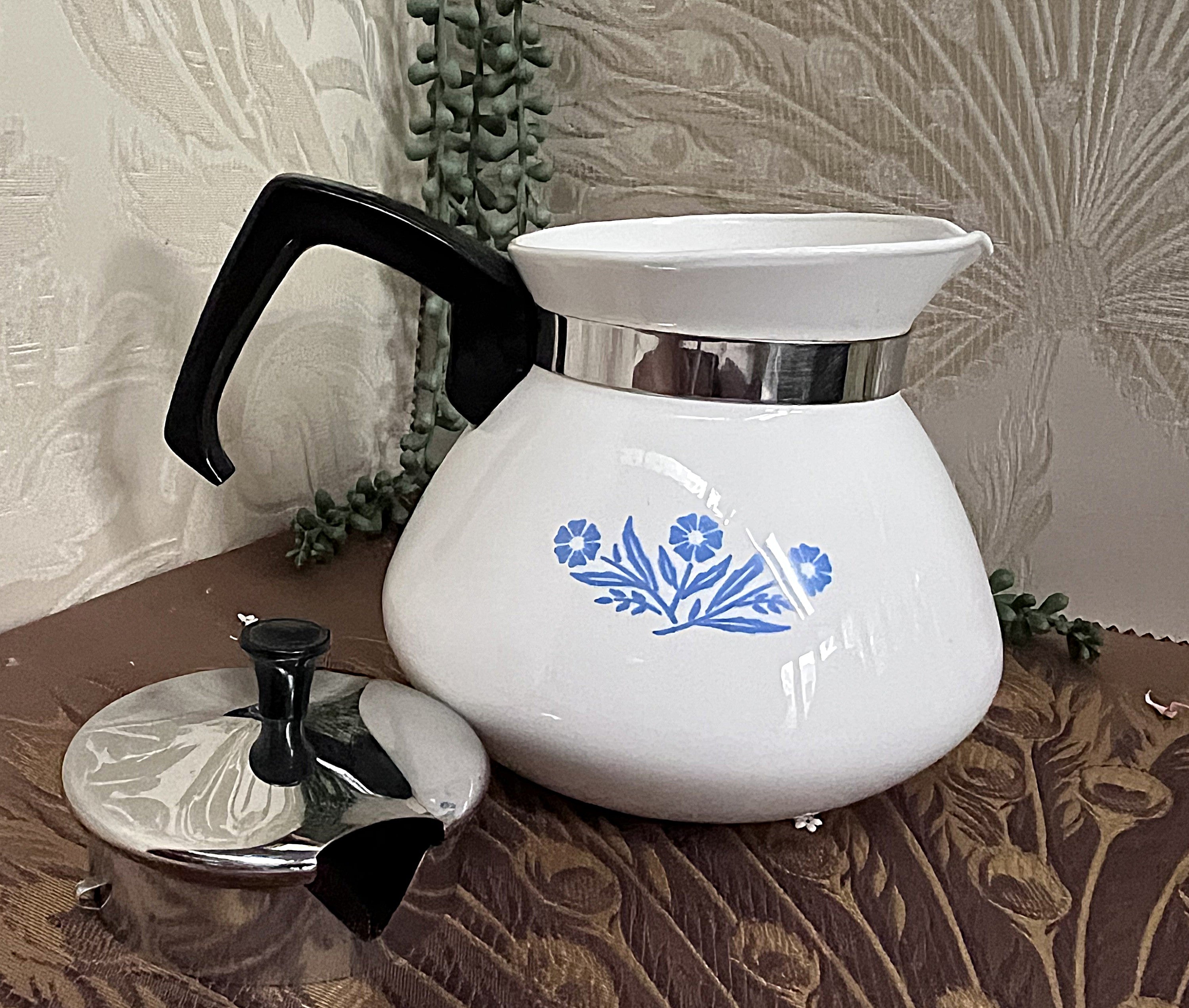 CorningWare: Blue Cornflower: Tea Pot