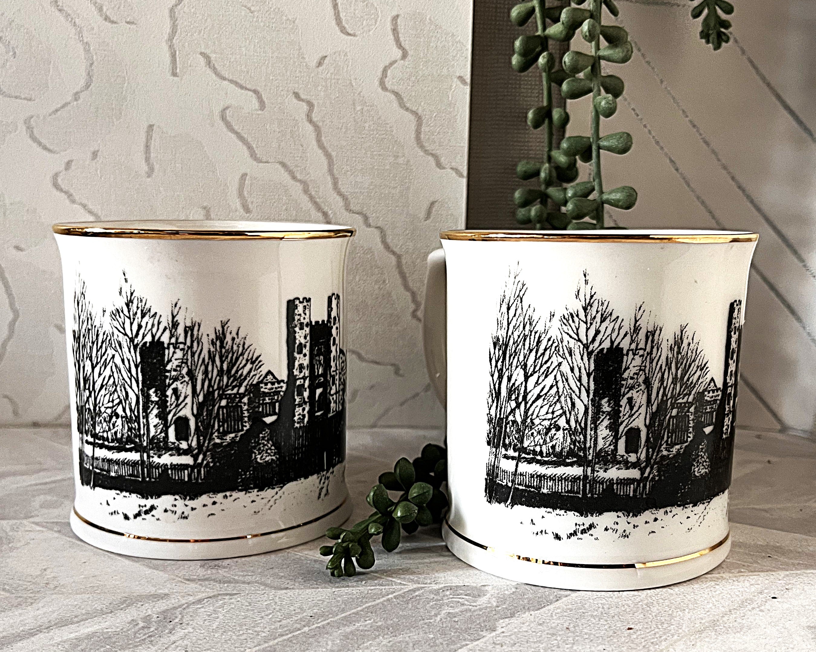 Coffee Mugs: Janet Shaw Cowdray Ruins, Pair