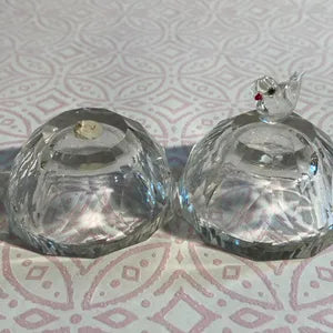 Trinkets: Crystal Bird Box Miniature Lidded Trinket Dish