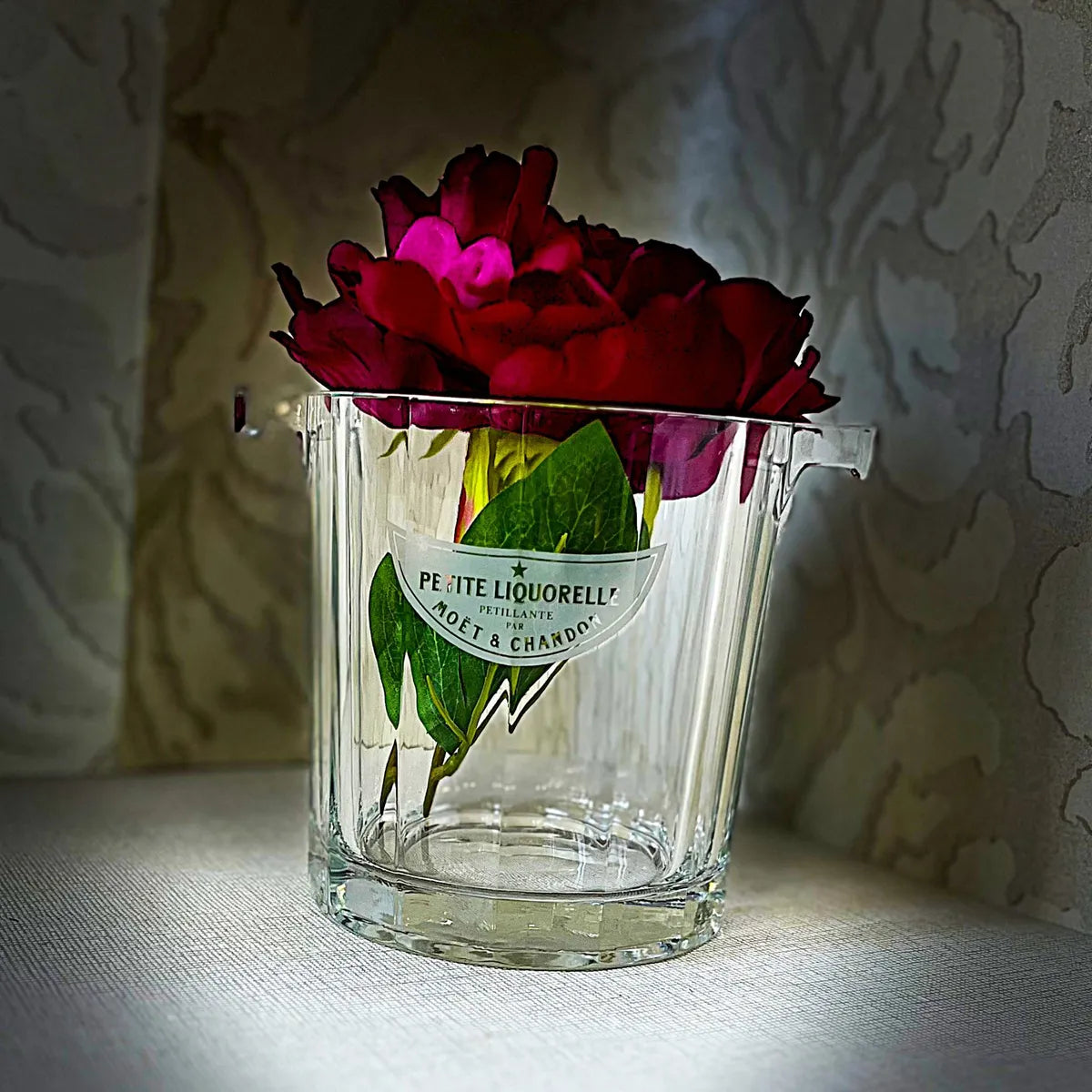 Ice Bucket: Petite Liquorelle Crystal Ice Buckets, 2