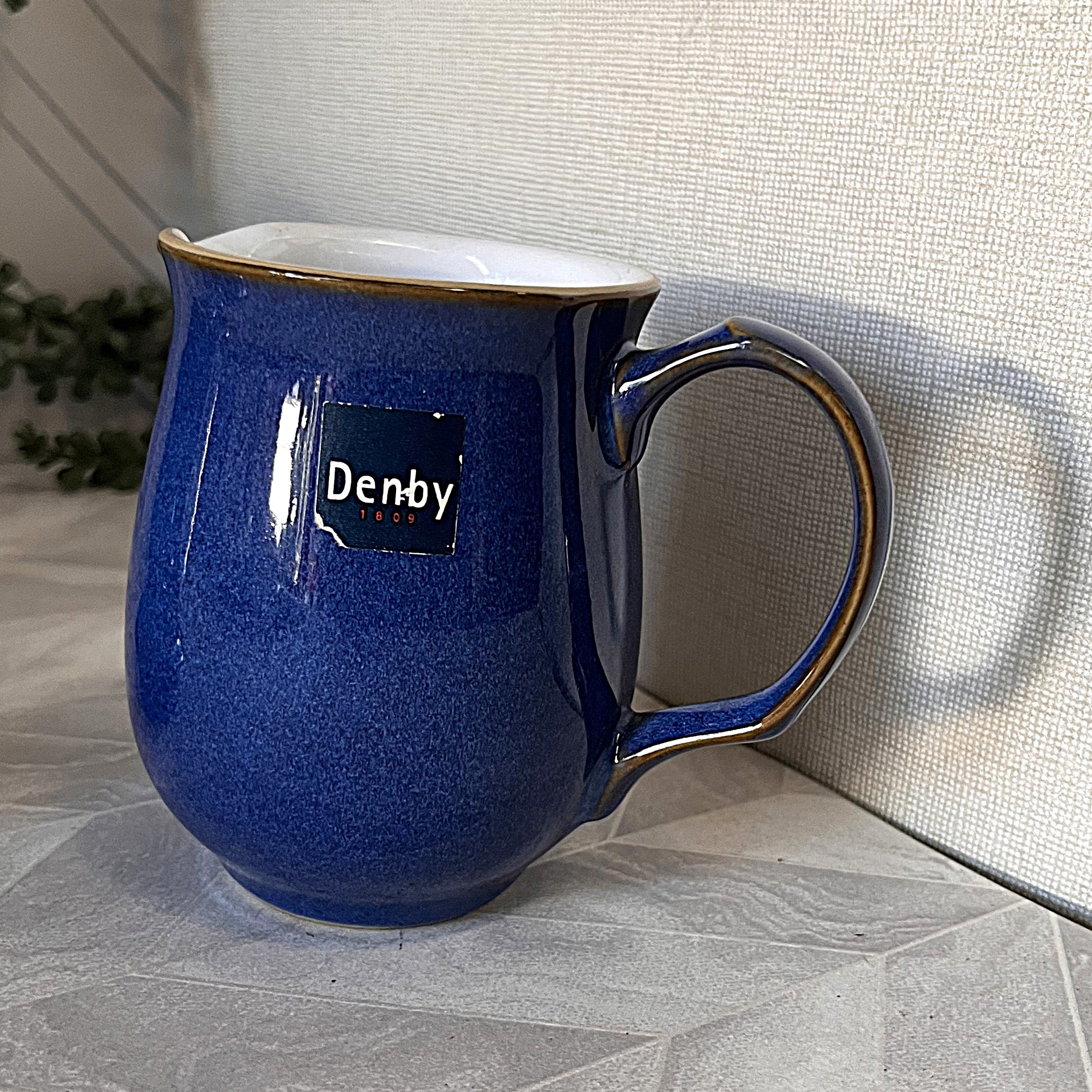 High Tea: Denby Imperial Blue Teapot & Creamer