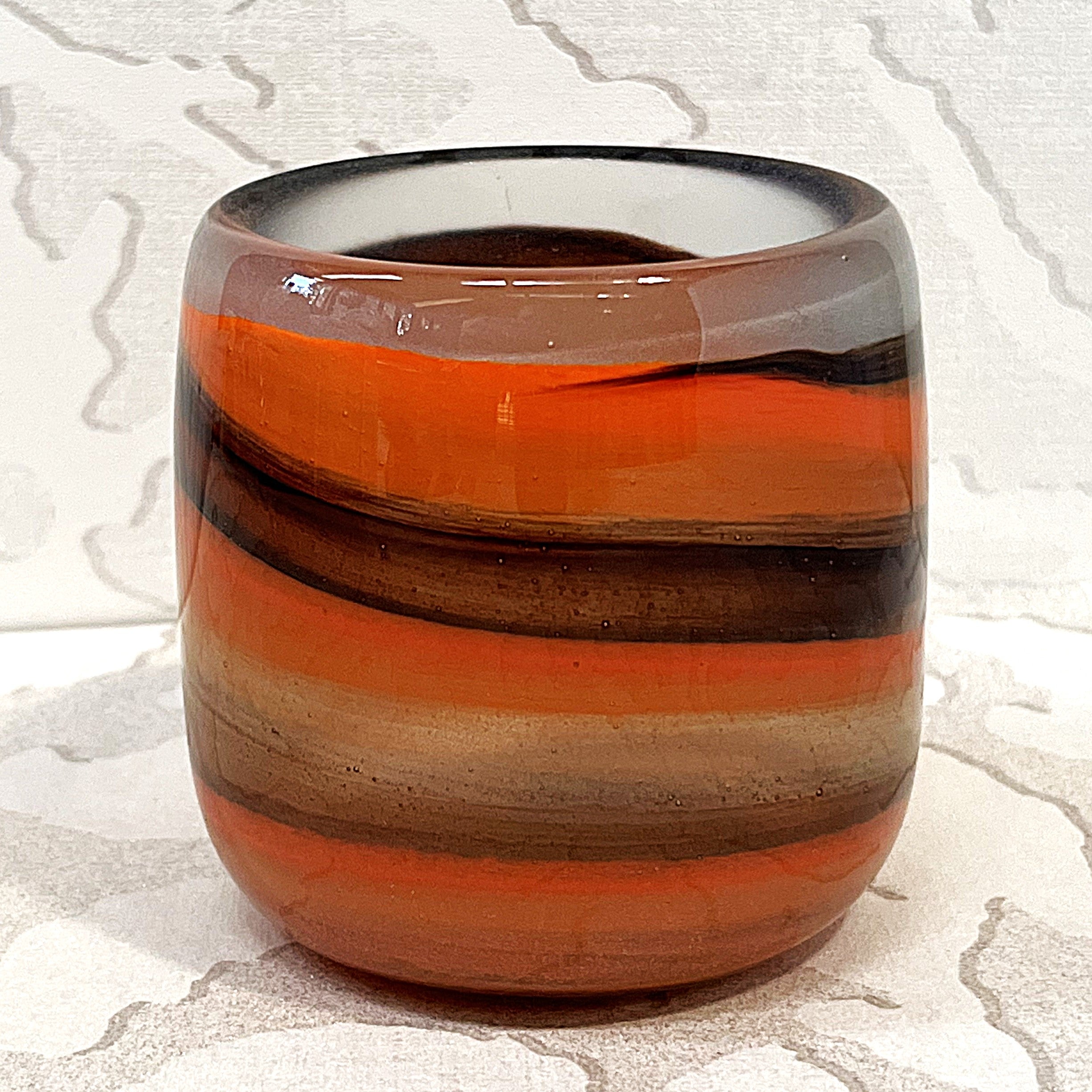 Votives: Art Glass Votive Galaxy Swirl Pattern
