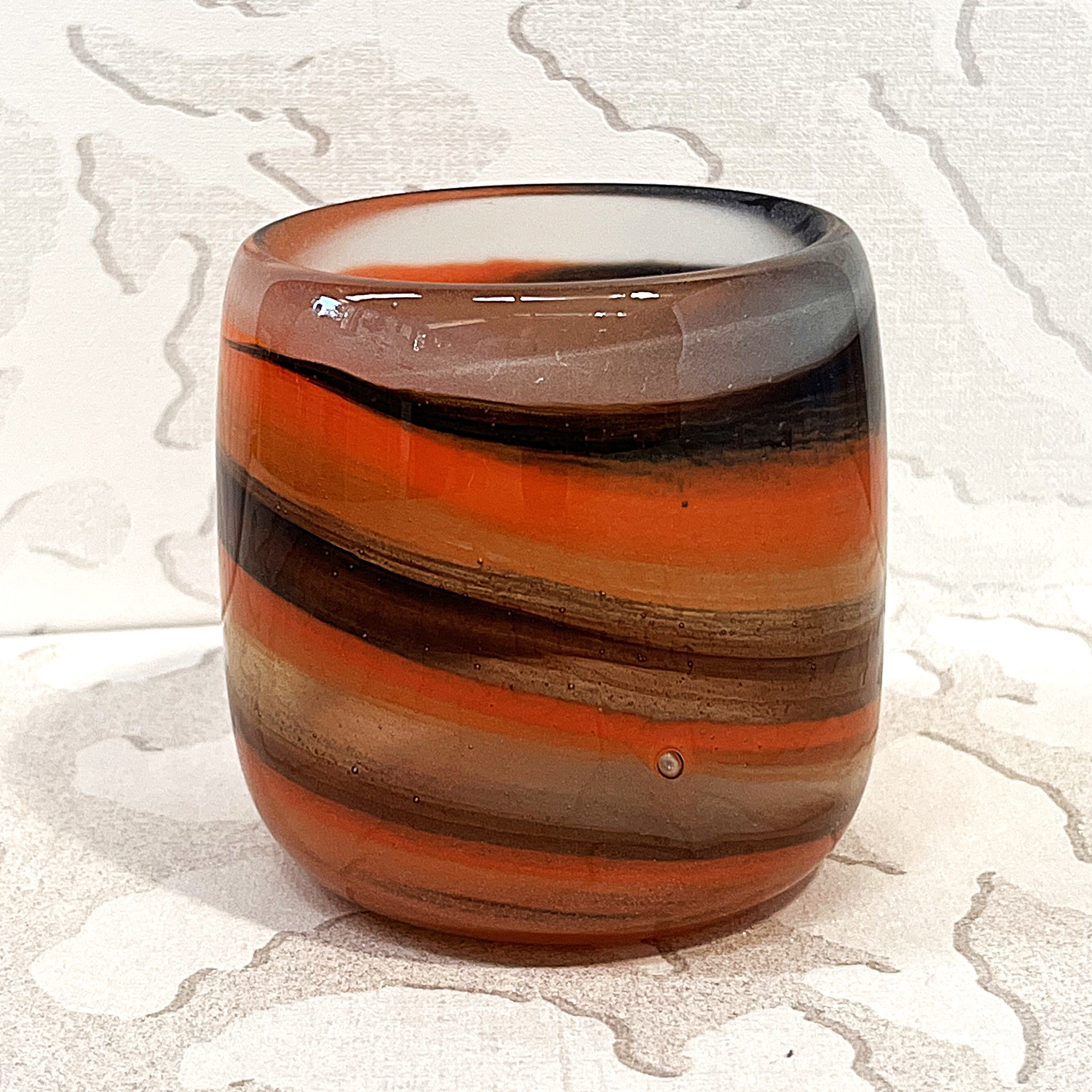 Votives: Art Glass Votive Galaxy Swirl Pattern