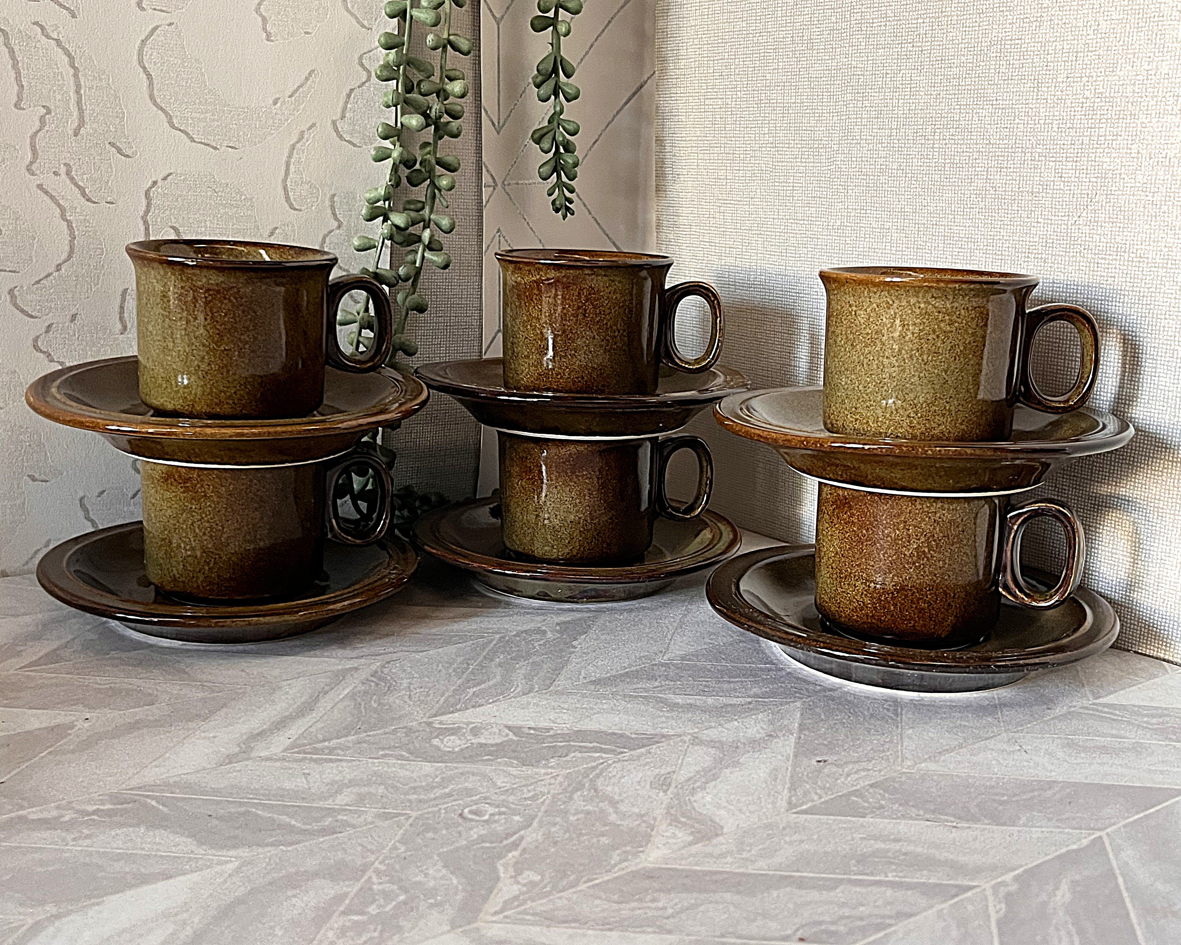 Espresso Cups: Drostdy Stonecraft Espresso Set, 12