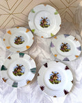 High Tea: Porcelain Windmill Landscape Cake Plates, 5