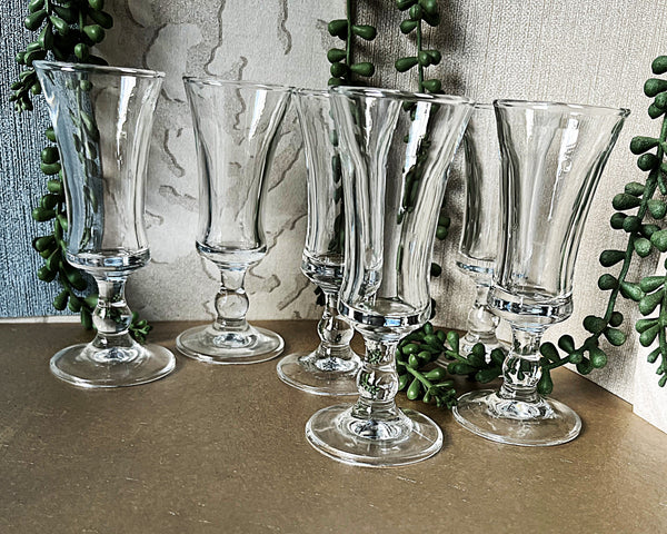 Stemware: Port Sherry Glasses, Elgin, 12