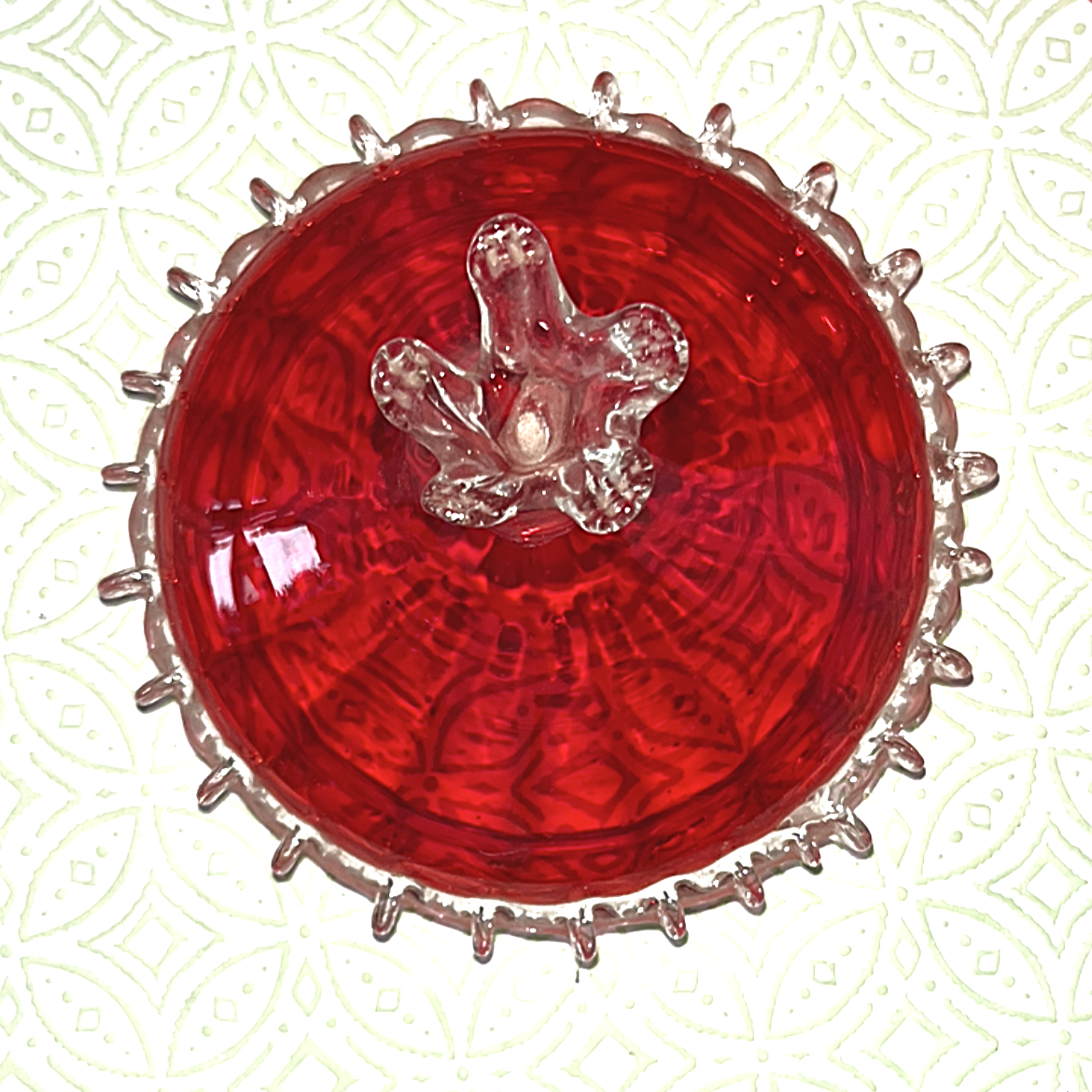 Italian: Empoli Art Glass Apothecary Jar