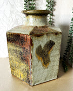 Master Potter: Esias Bosch - Hexagonal Studio Pottery Stoneware Vase