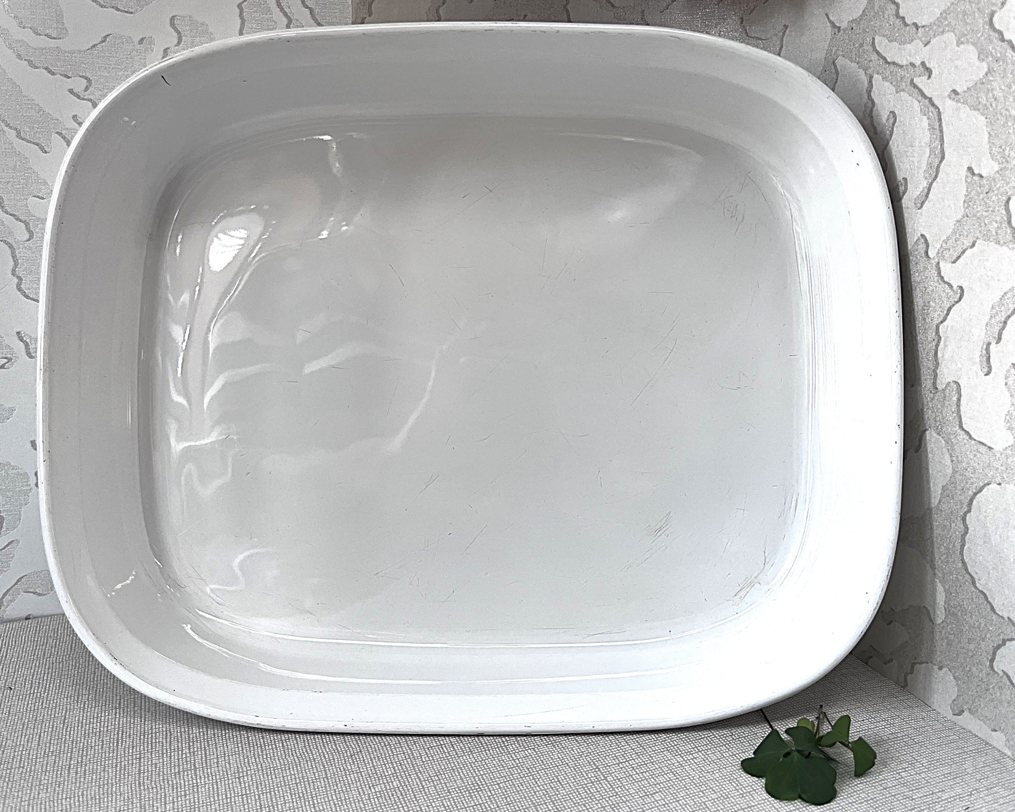 CorningWare: French White: F-21-B Open Roaster