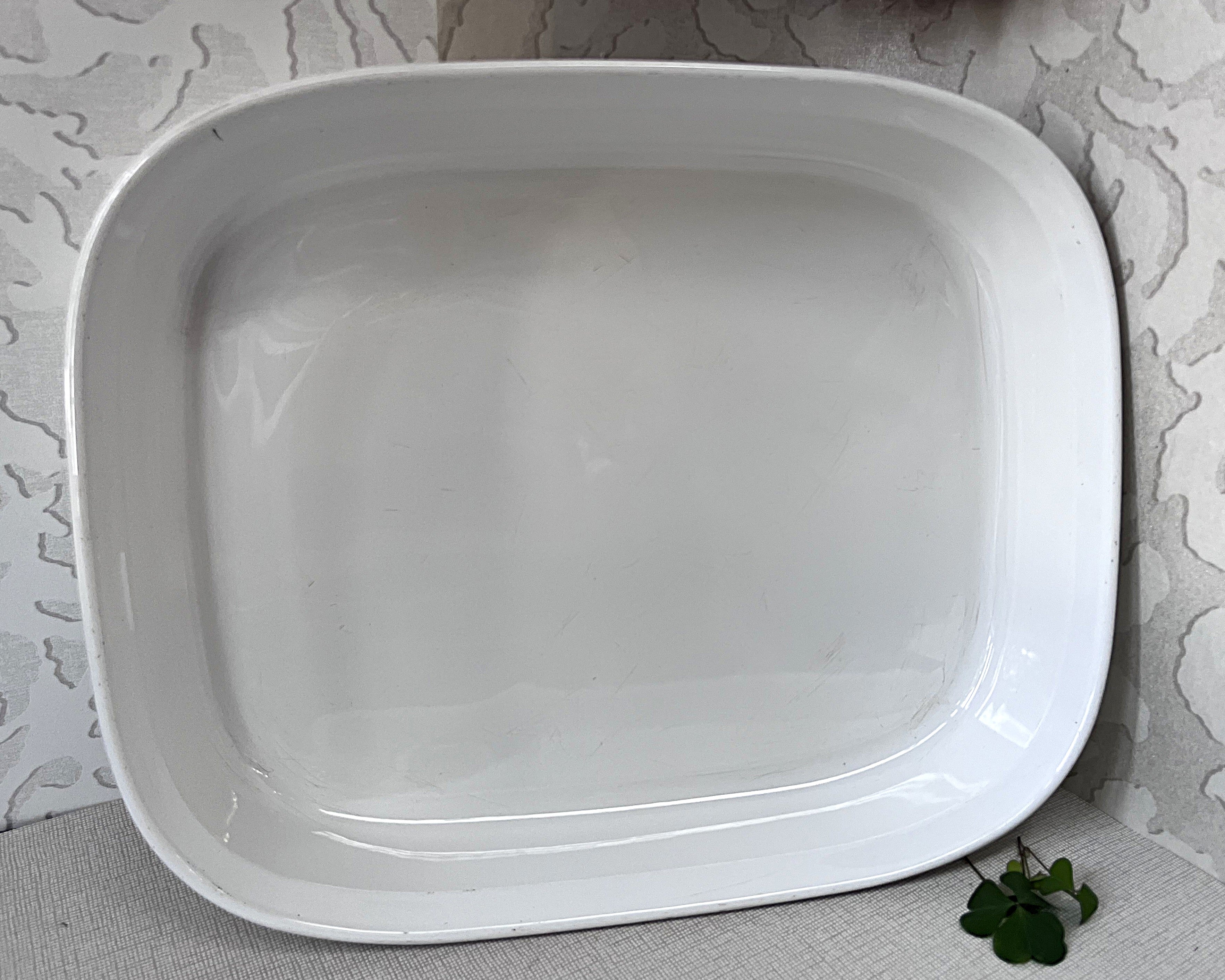CorningWare: French White: F-21-B Open Roaster