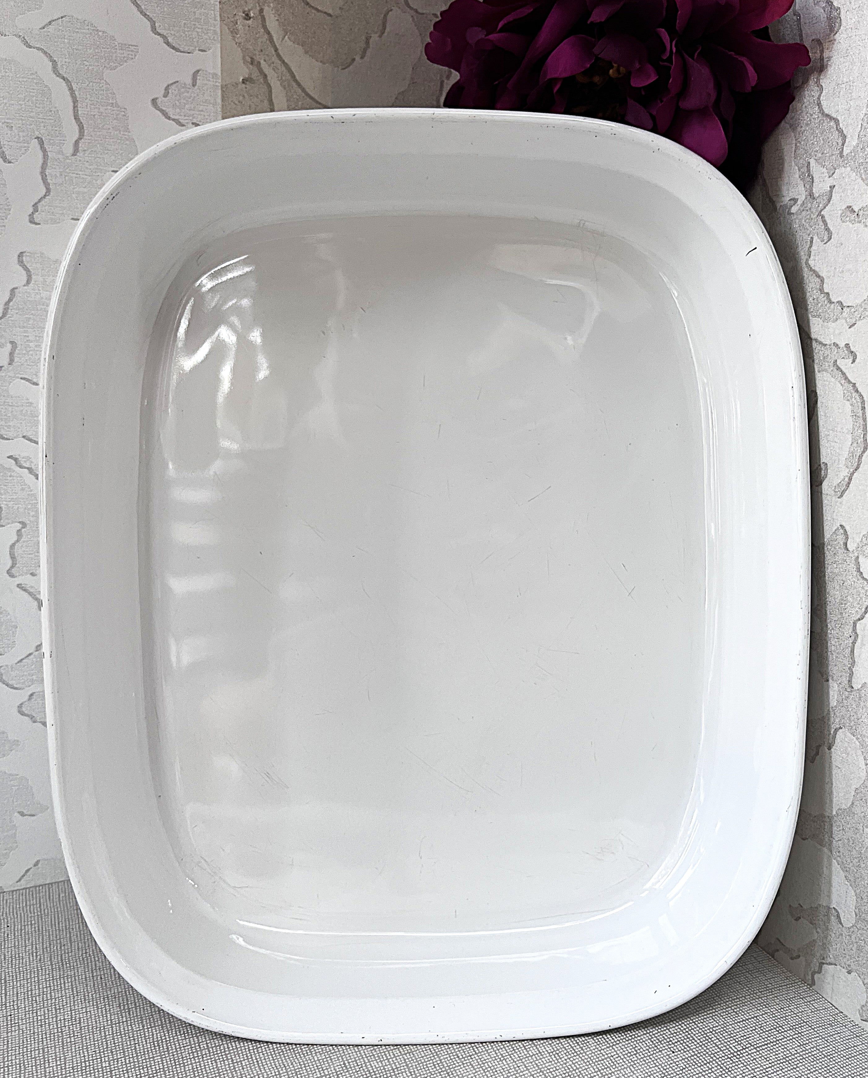 CorningWare: French White: F-21-B Open Roaster