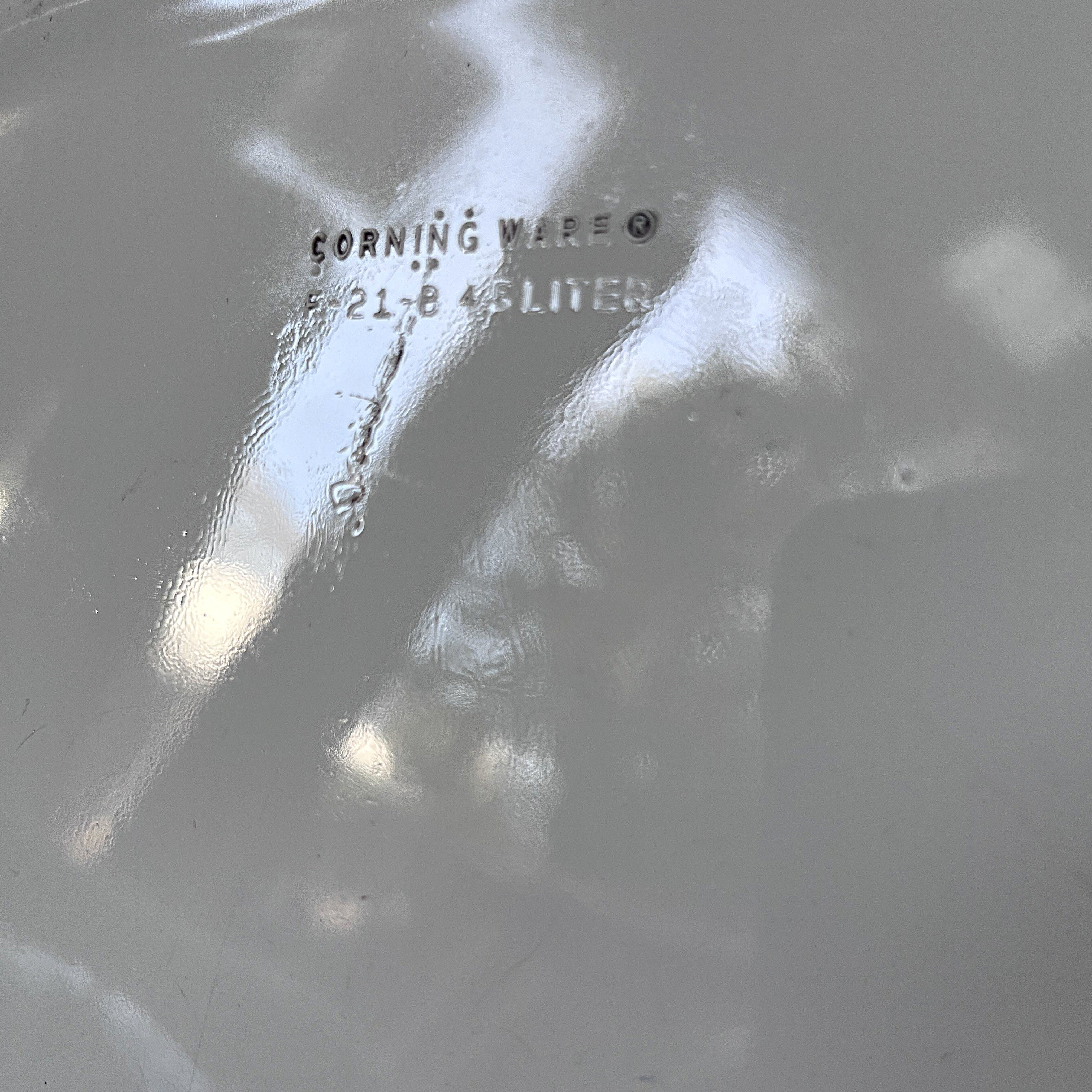 CorningWare: French White: F-21-B Open Roaster