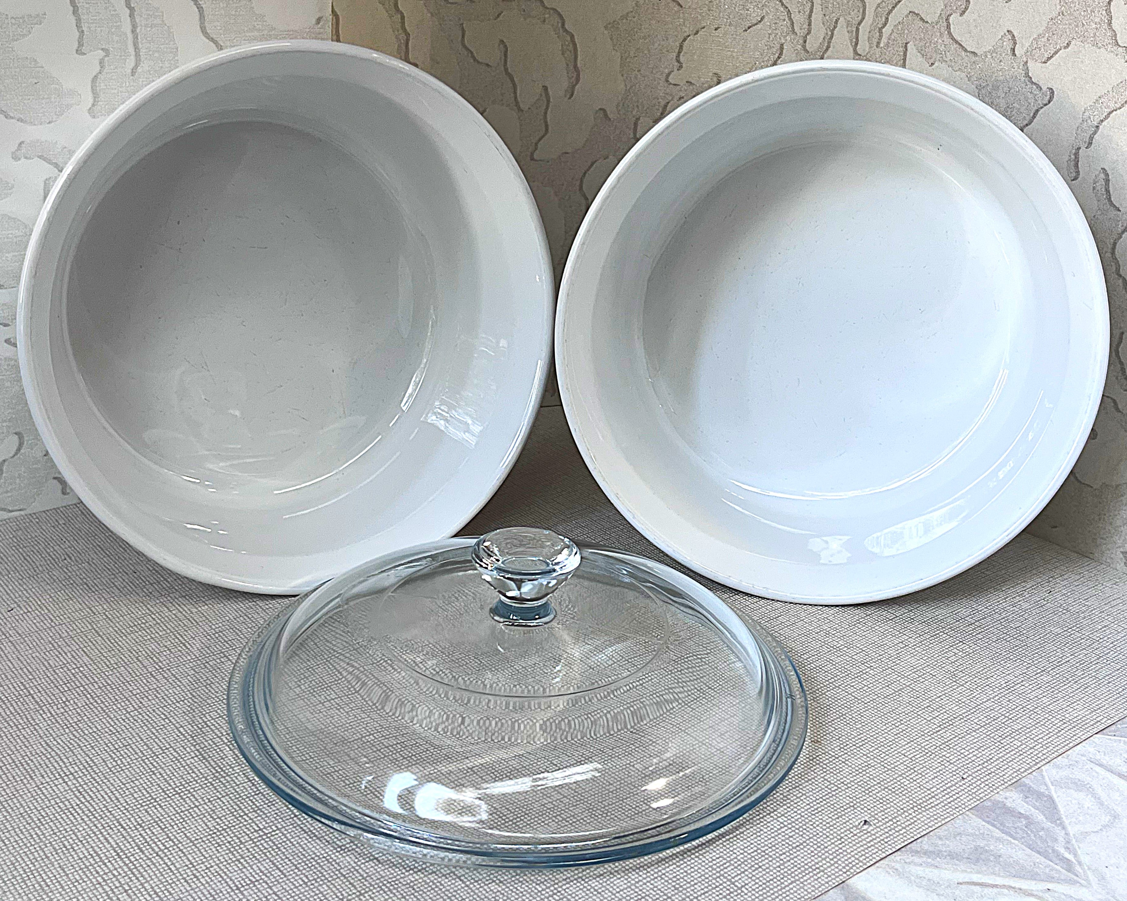 CorningWare: French White: F-5-B Round Lidded Casserole