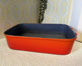 Cast Iron: Descoware FE 36 Enamelled Cast Iron Roasting Pan