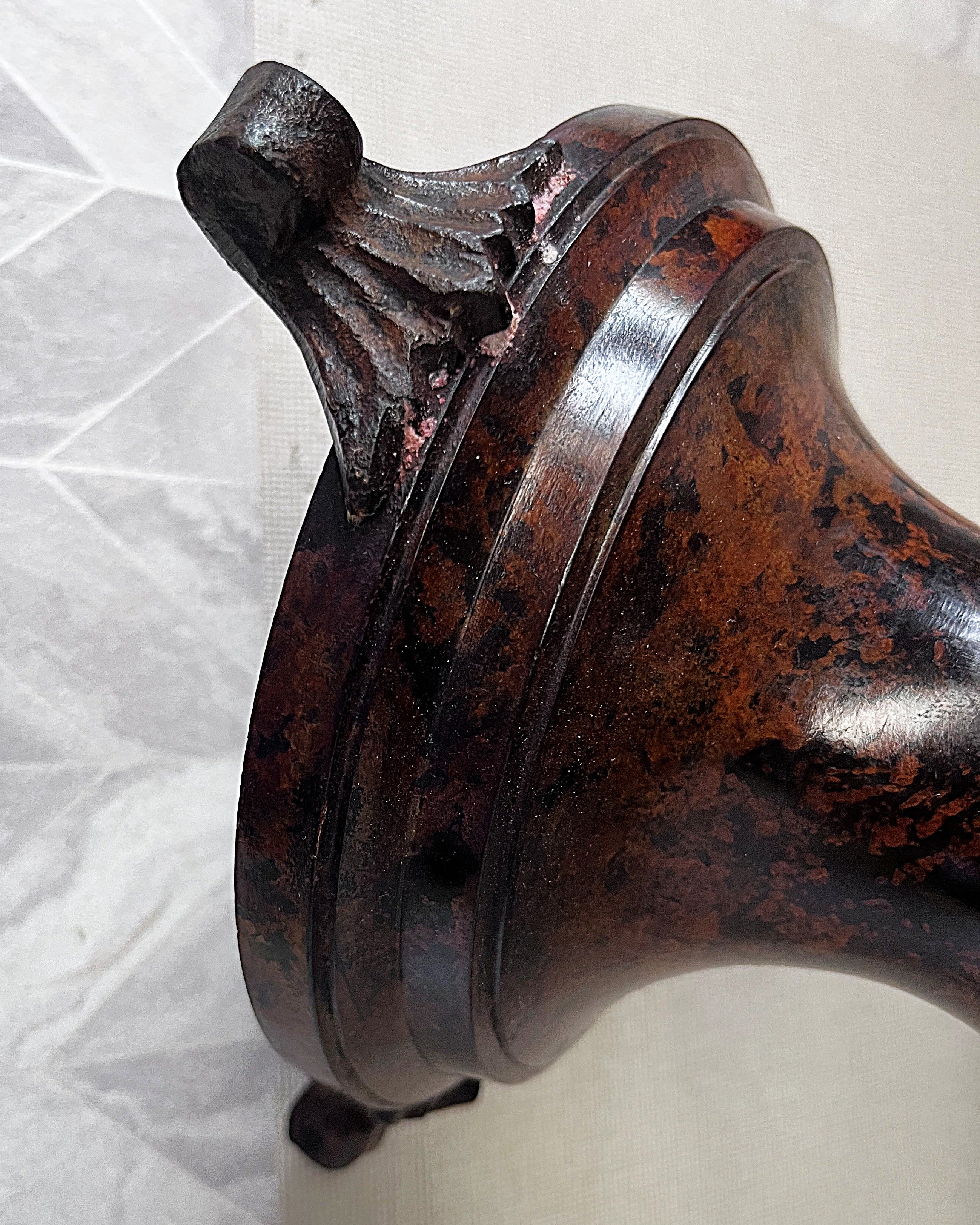 Brass Décor: Hollywood Regency Spun Brass Pedestal Tazza
