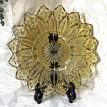 Coloured Glass: Federal Glass Sunflower Serving Platter