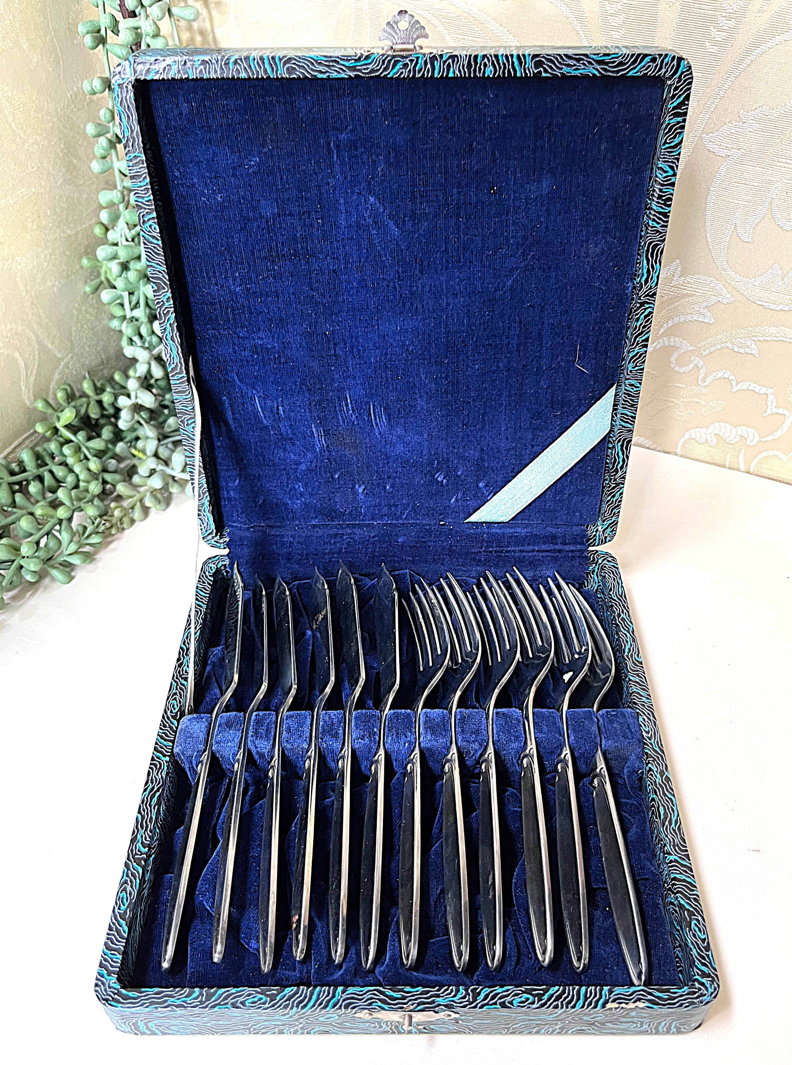 Cutlery Boxed: Pastry Knives and Forks, Set of 6