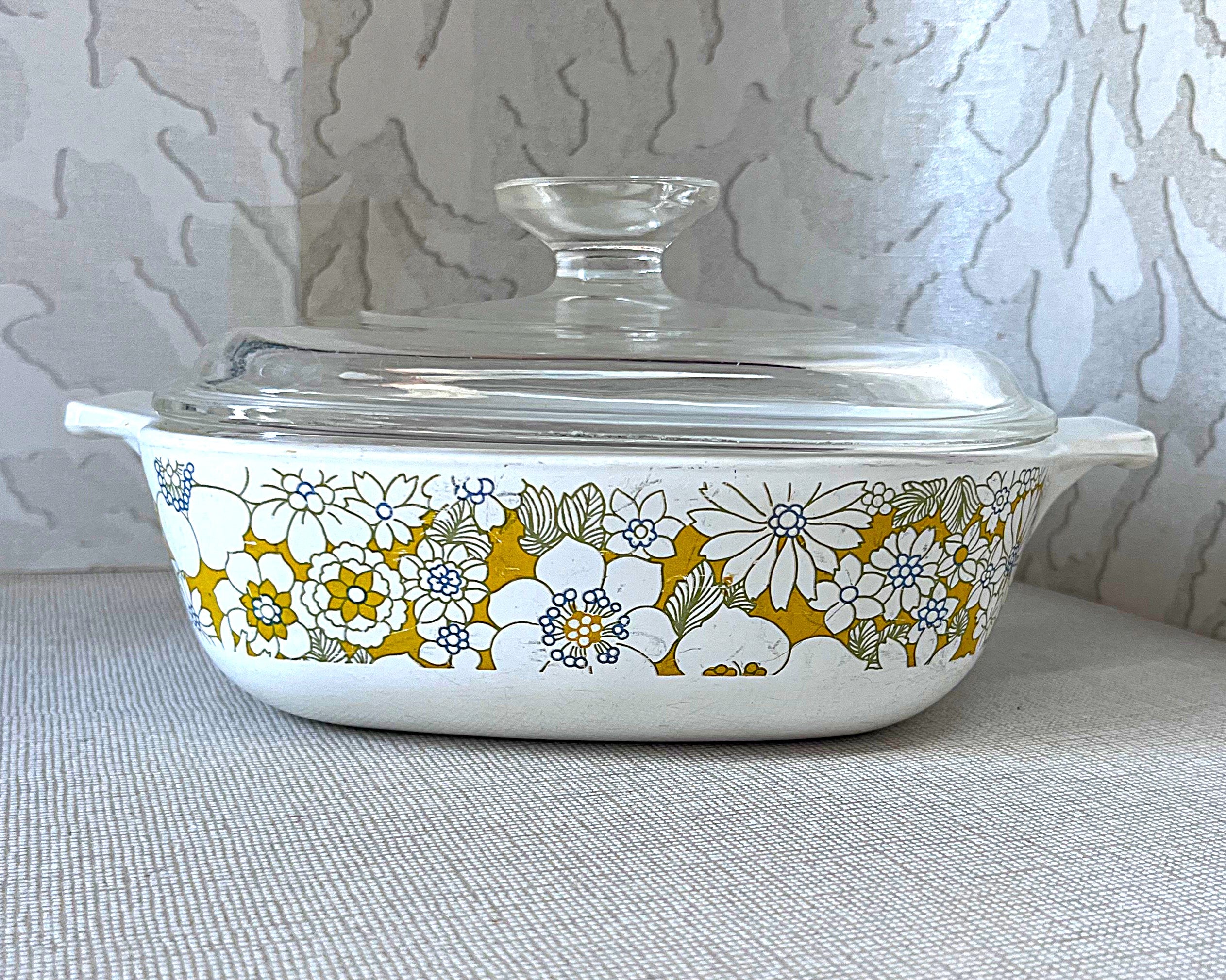 CorningWare: Floral Bouquet: 3 Piece Lidded Casserole