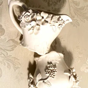 High Tea: Unknown Floral Cream & Sugar Set