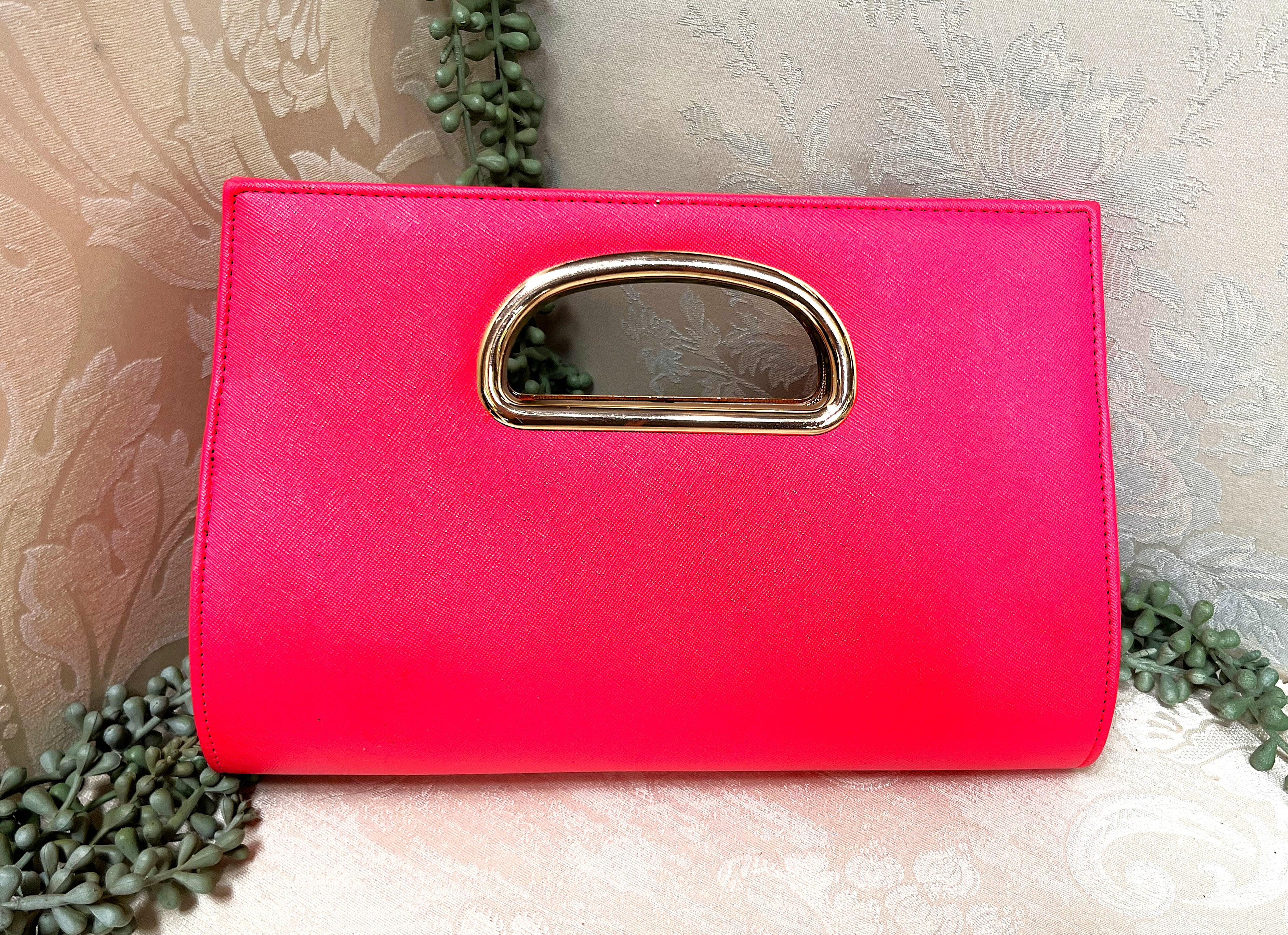 Bags: Forever New Fuchsia Clutch