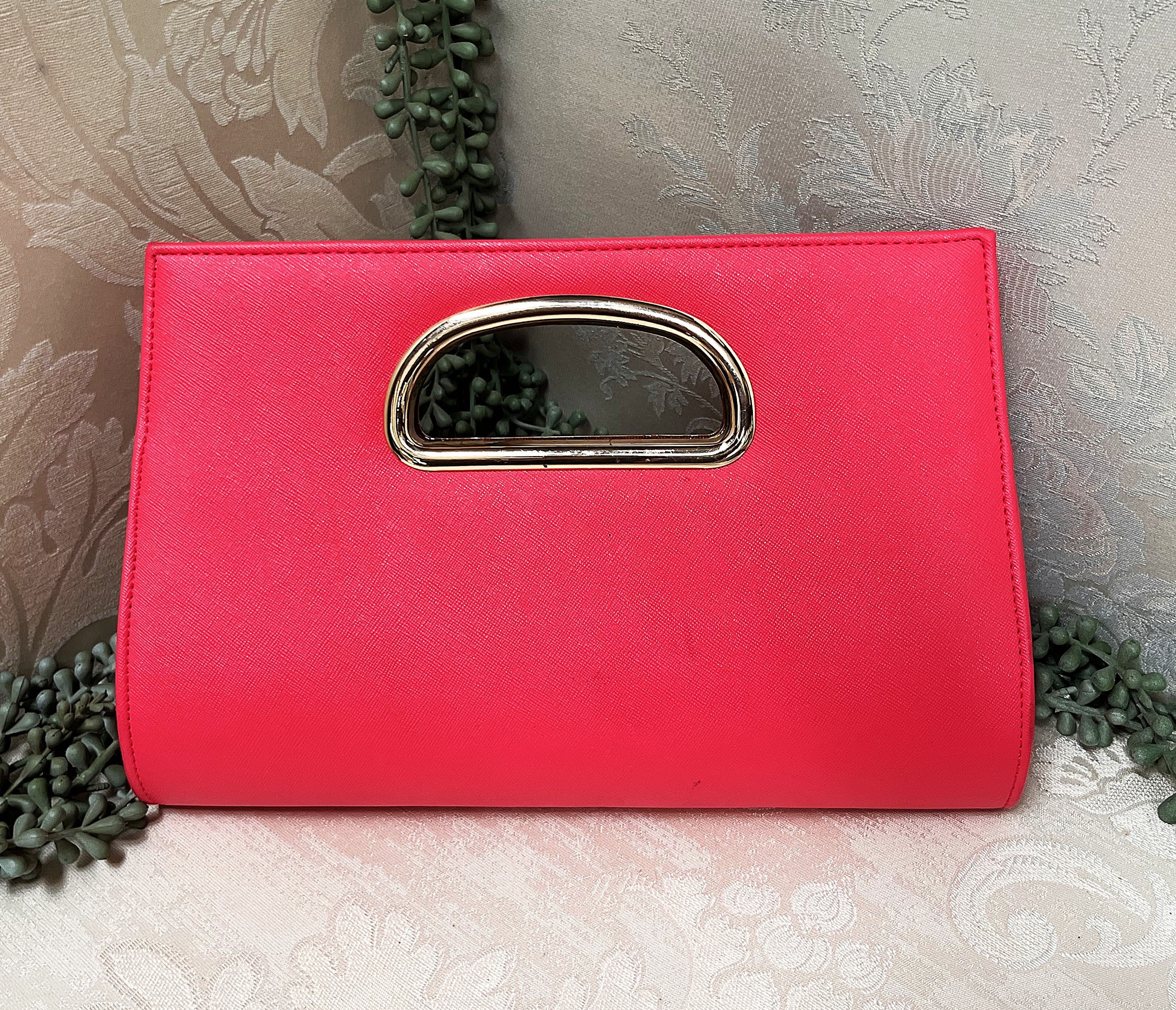 Bags: Forever New Fuchsia Clutch