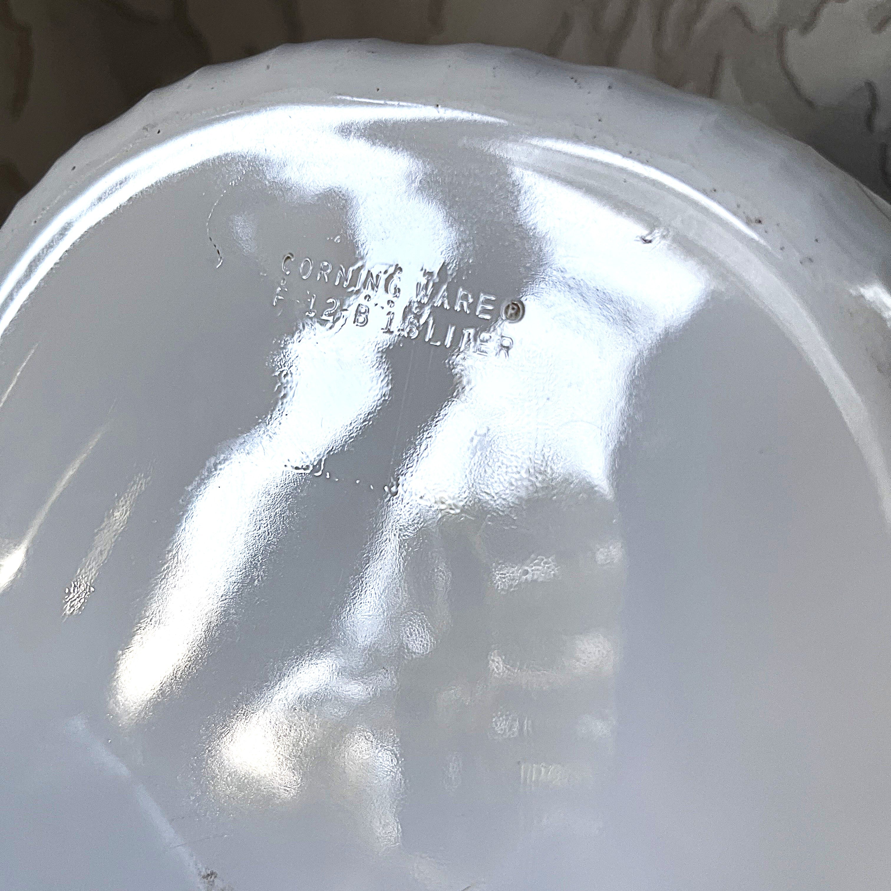 CorningWare: French White: F-12-B Lidded Casserole