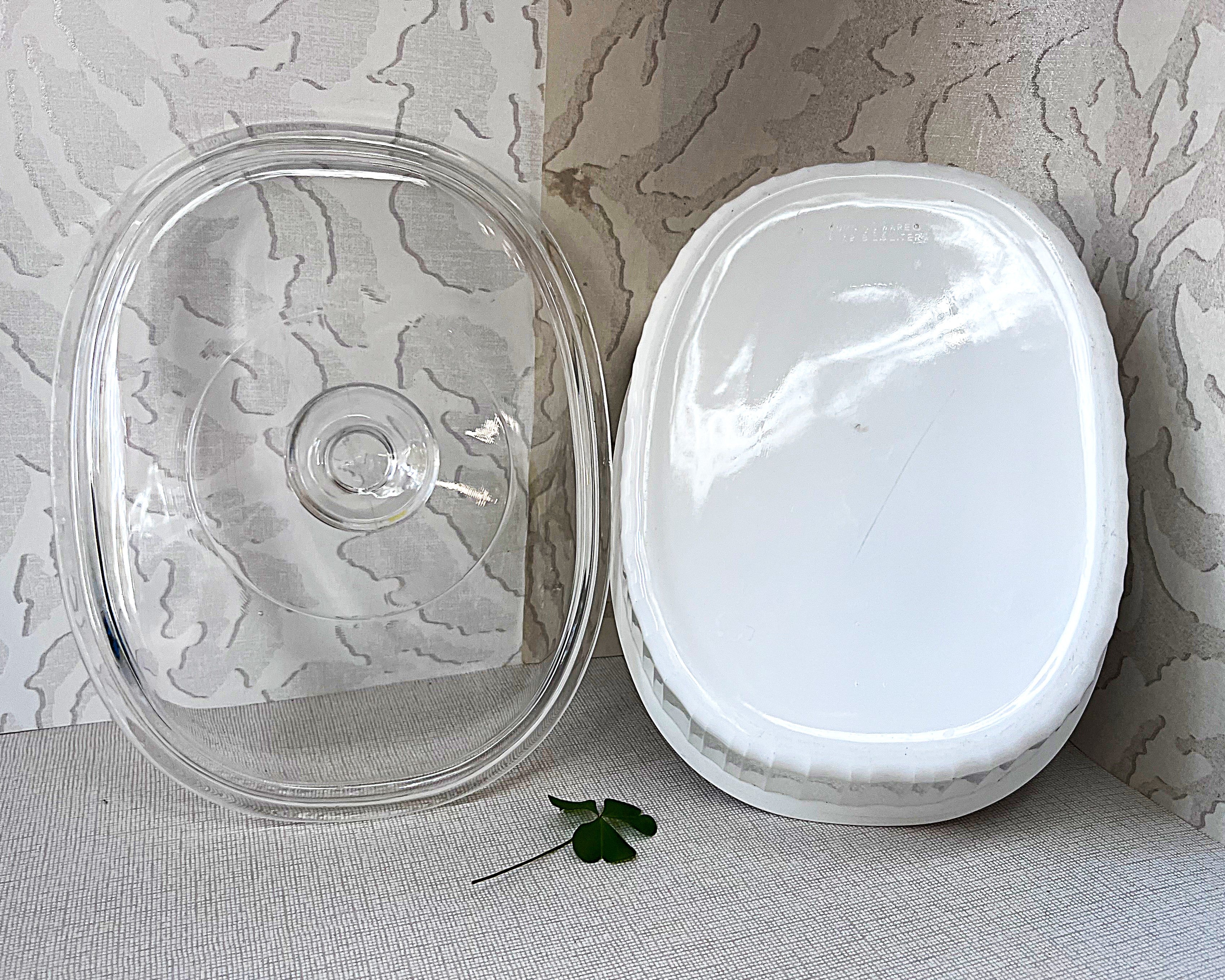 CorningWare: French White: F-12-B Lidded Casserole