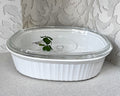 CorningWare: French White: F-2-B Lidded Casserole