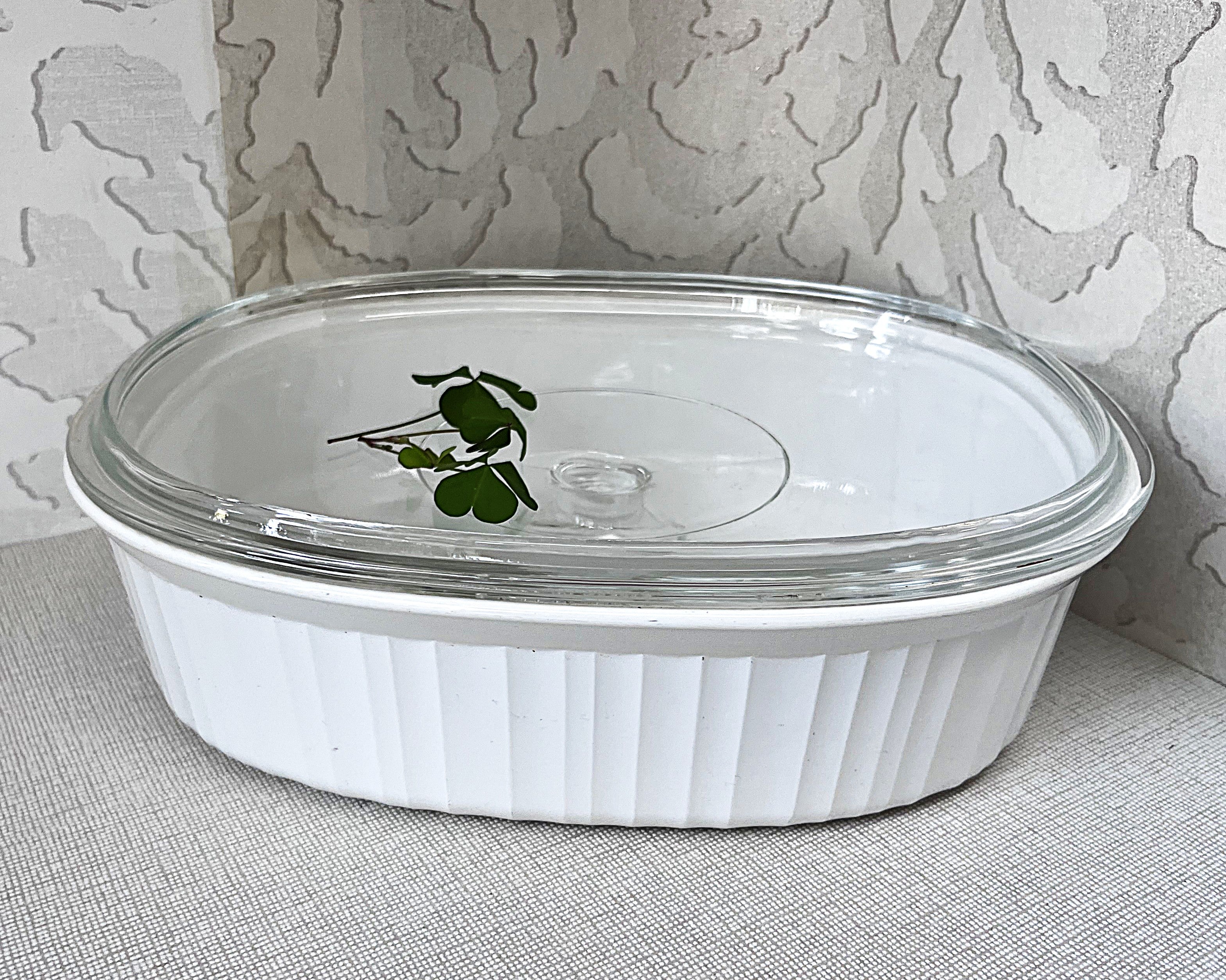 CorningWare: French White: F-2-B Lidded Casserole