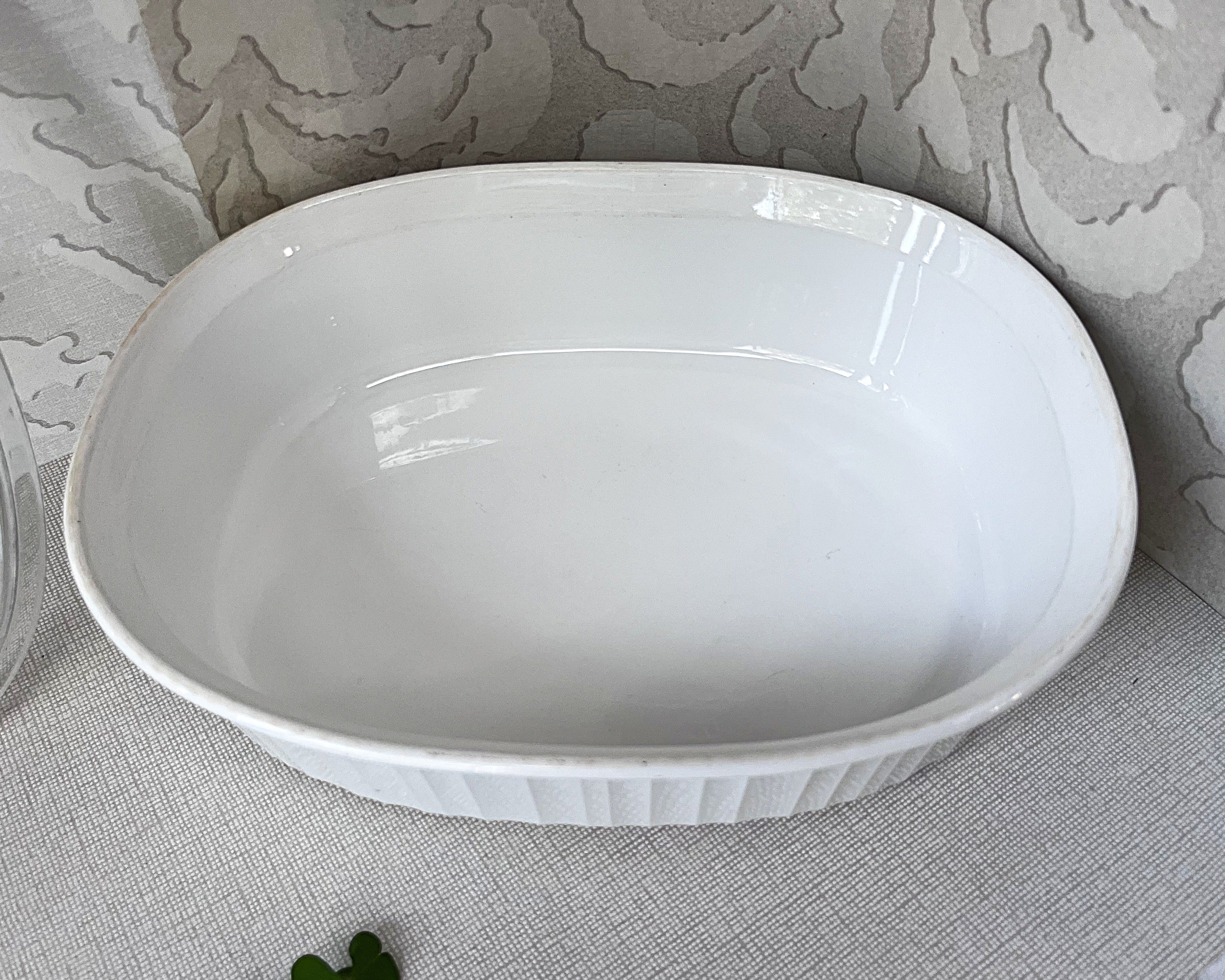 CorningWare: French White: F-2-B Lidded Casserole