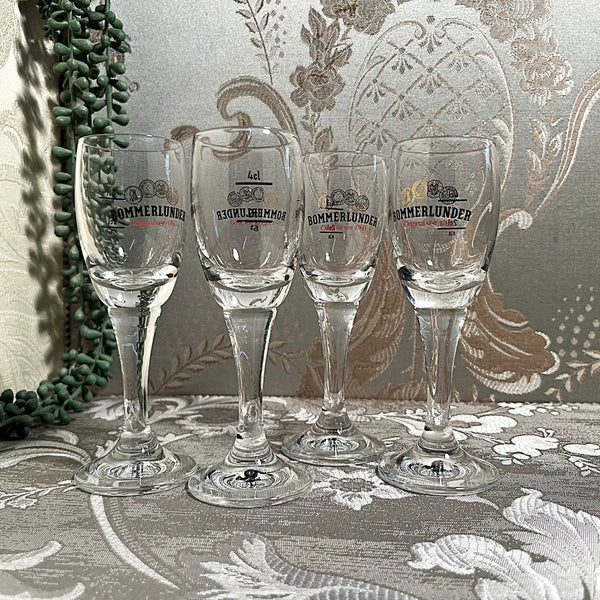 Stemware: Bommerlunder Schnapps Shot Glasses, 4