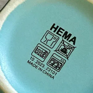Espresso Cups: HEMA Mirabeau Pastel Mint Green Stackable Tumblers, 4