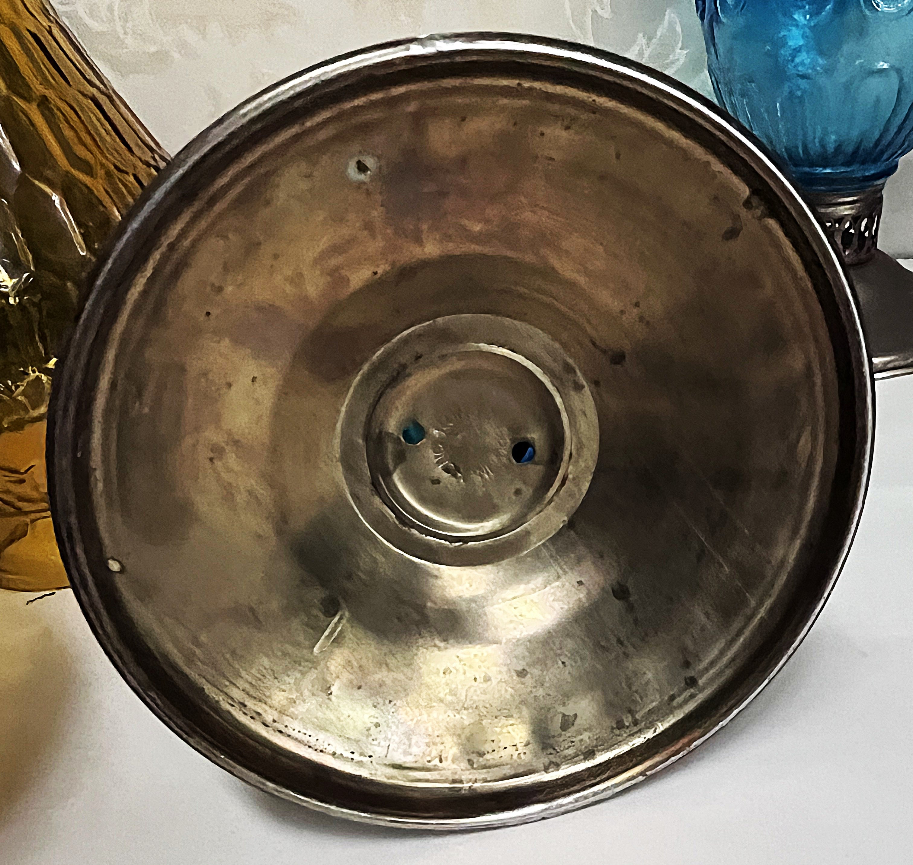 Kerosene Lamps: Pair of Turkey Foot Kerosene Lanterns Moon & Star Design