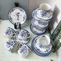 Coffee Tea Service: Johnson Brothers Holland Blue, 24