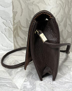 Bags: Topaz Supple Brown Genuine Leather Crossbody Clutch Purse