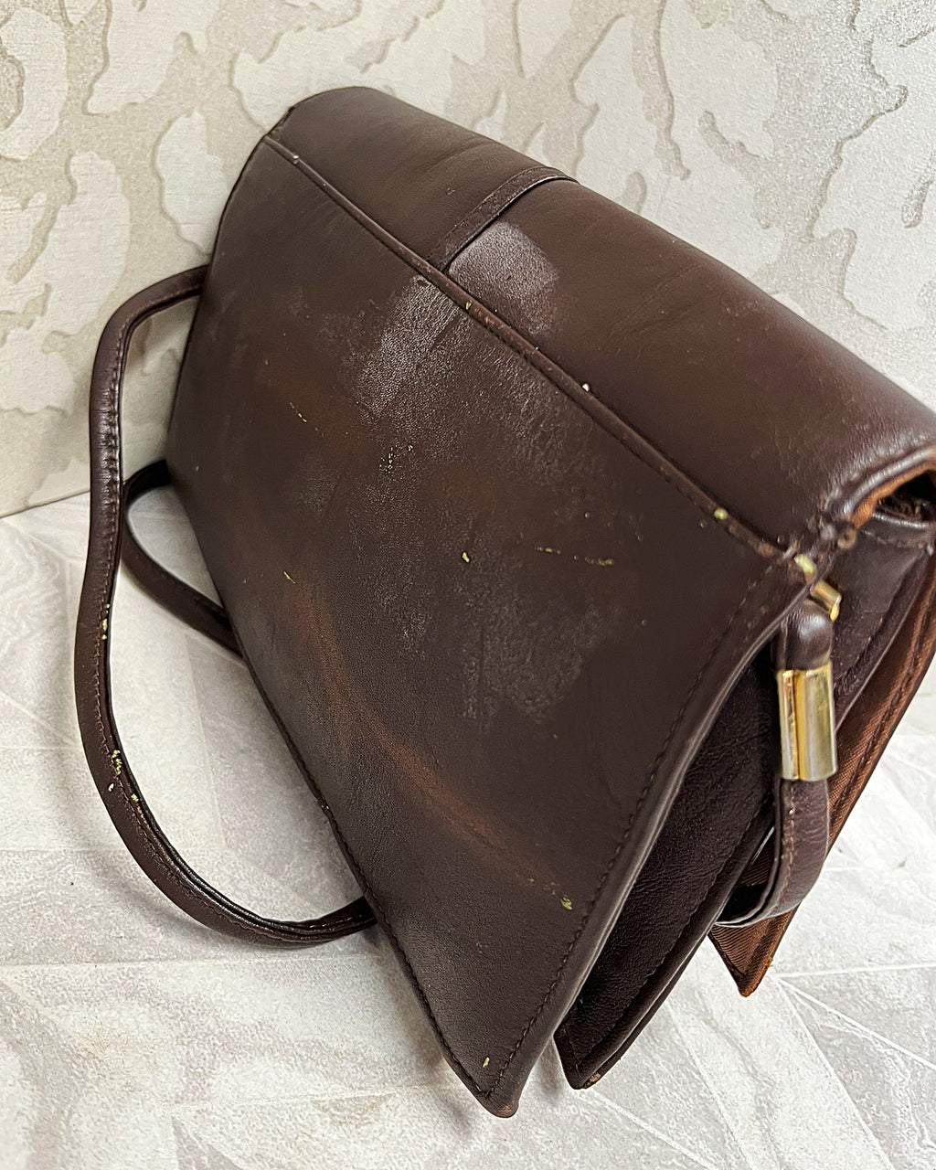 Bags: Topaz Supple Brown Genuine Leather Crossbody Clutch Purse