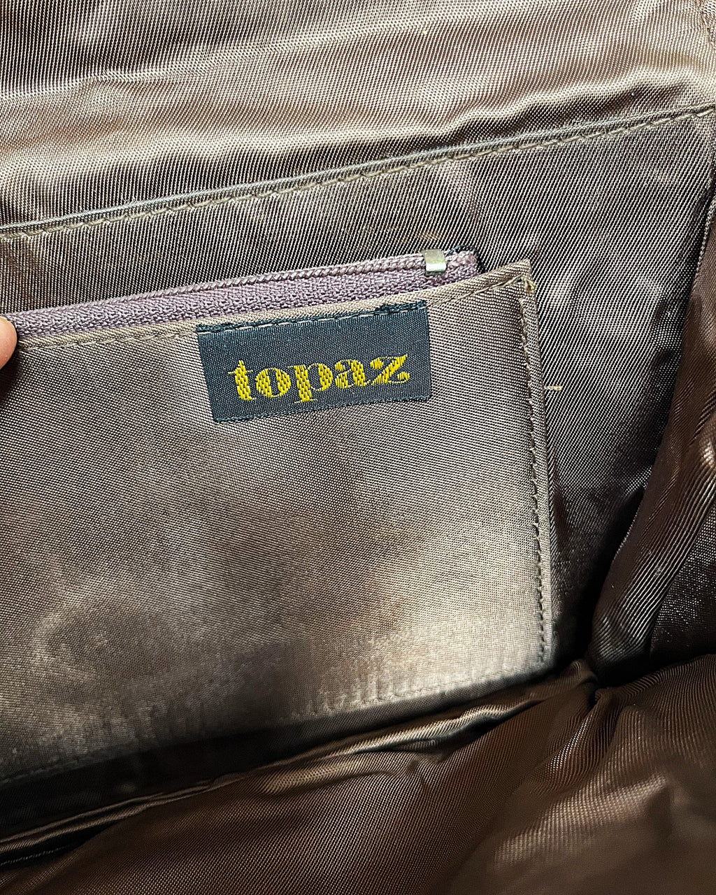 Bags: Topaz Supple Brown Genuine Leather Crossbody Clutch Purse