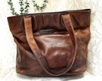 Bags: Jekyll & Hide Rockaway Dark Brown Leather Tote Bag
