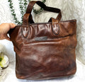 Bags: Jekyll & Hide Rockaway Dark Brown Leather Tote Bag
