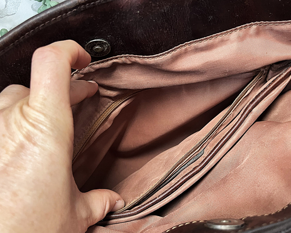 Bags: Jekyll & Hide Rockaway Dark Brown Leather Tote Bag