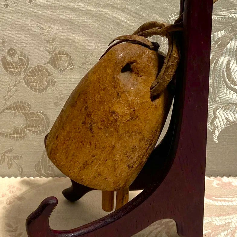 Wood Décor: Antique Indian Wooden Cattle Bell