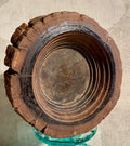Carved Wood: Ironwood Live-Edge Natural Ring Bowl