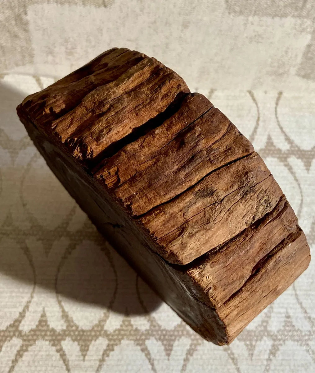 Carved Wood: Ironwood Live-Edge Natural Ring Bowl