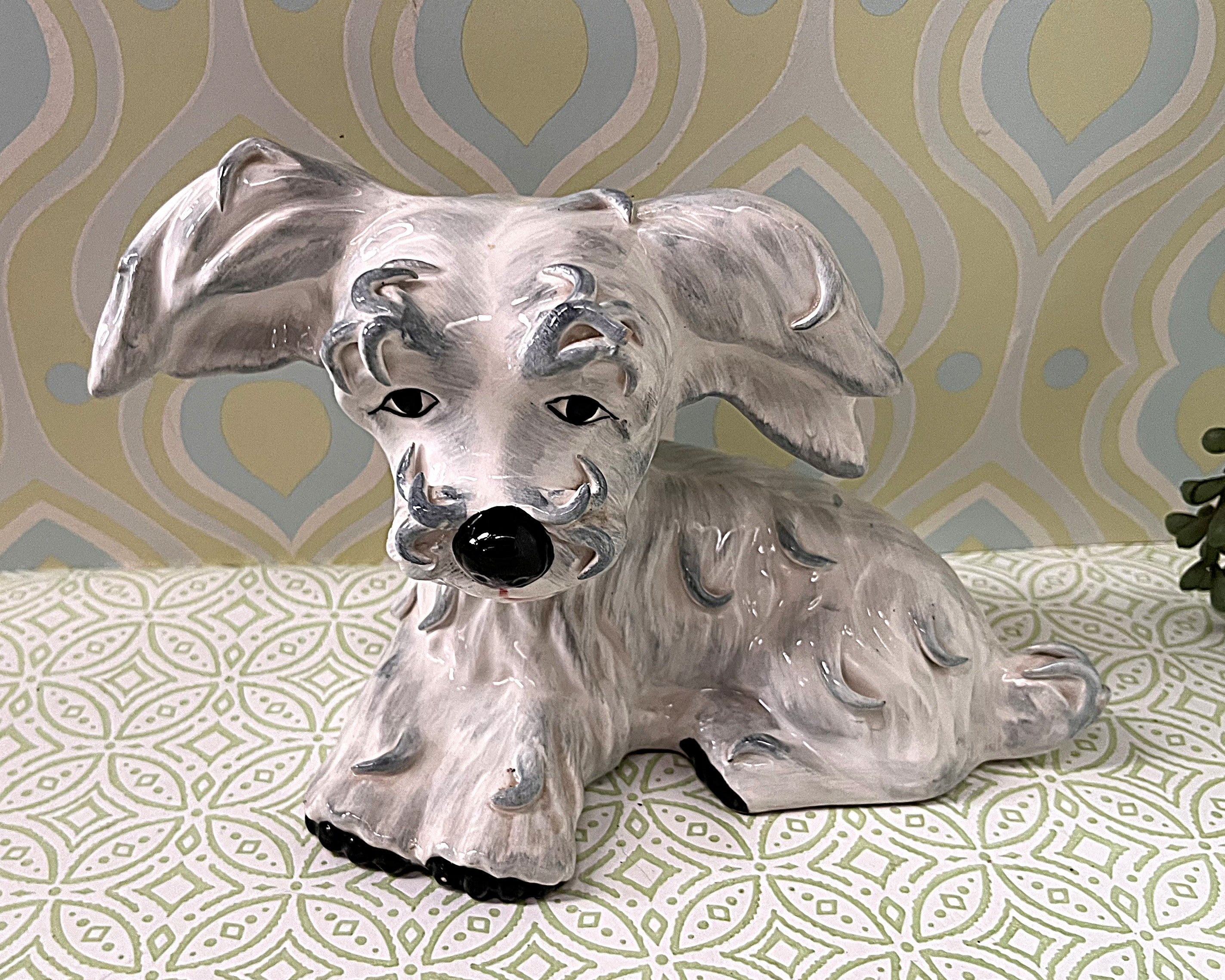 Animal Décor: Italian Ceramic Terrier