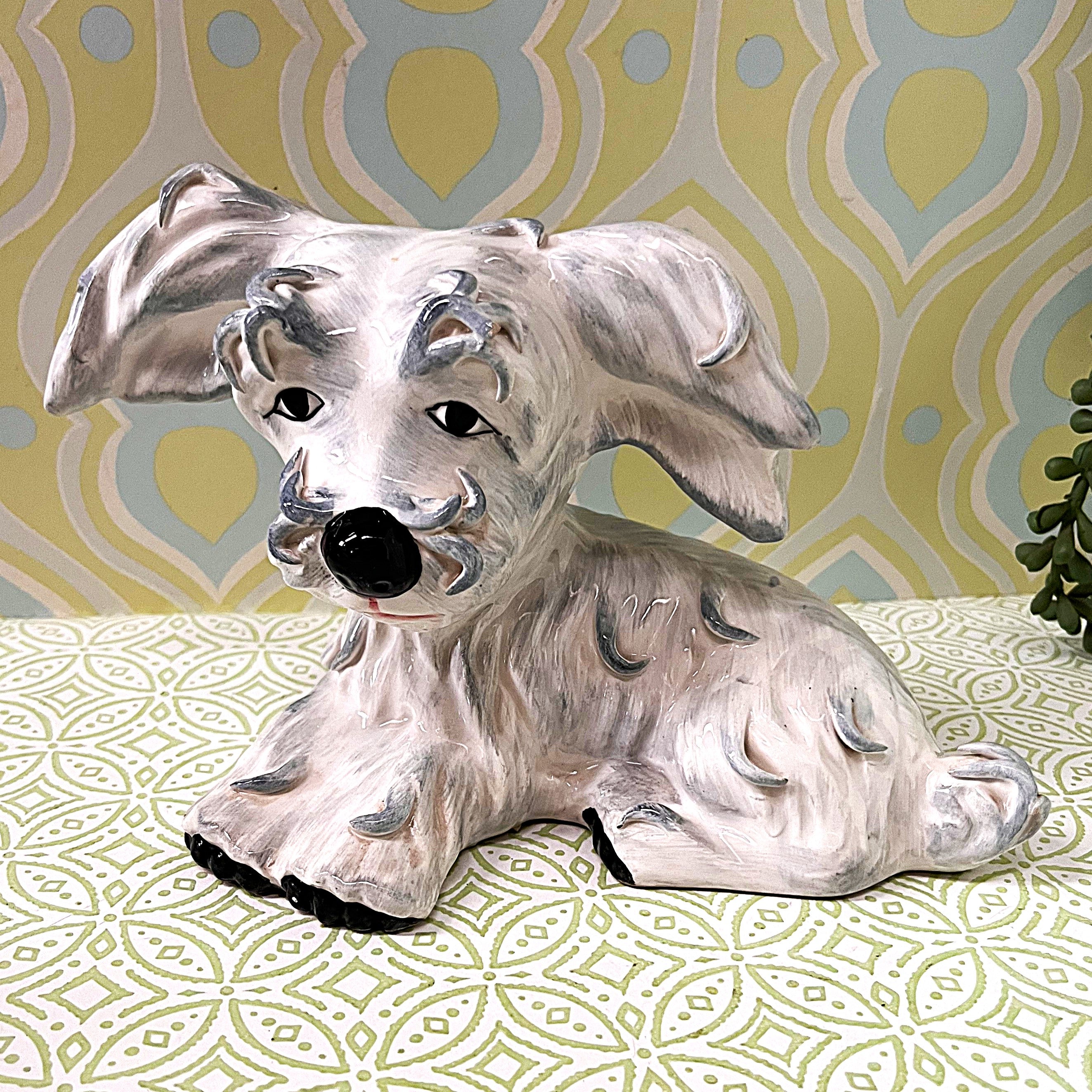 Animal Décor: Italian Ceramic Terrier