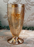 Drinkware: Jeanette Glass Iridescent Marigold Tumbler