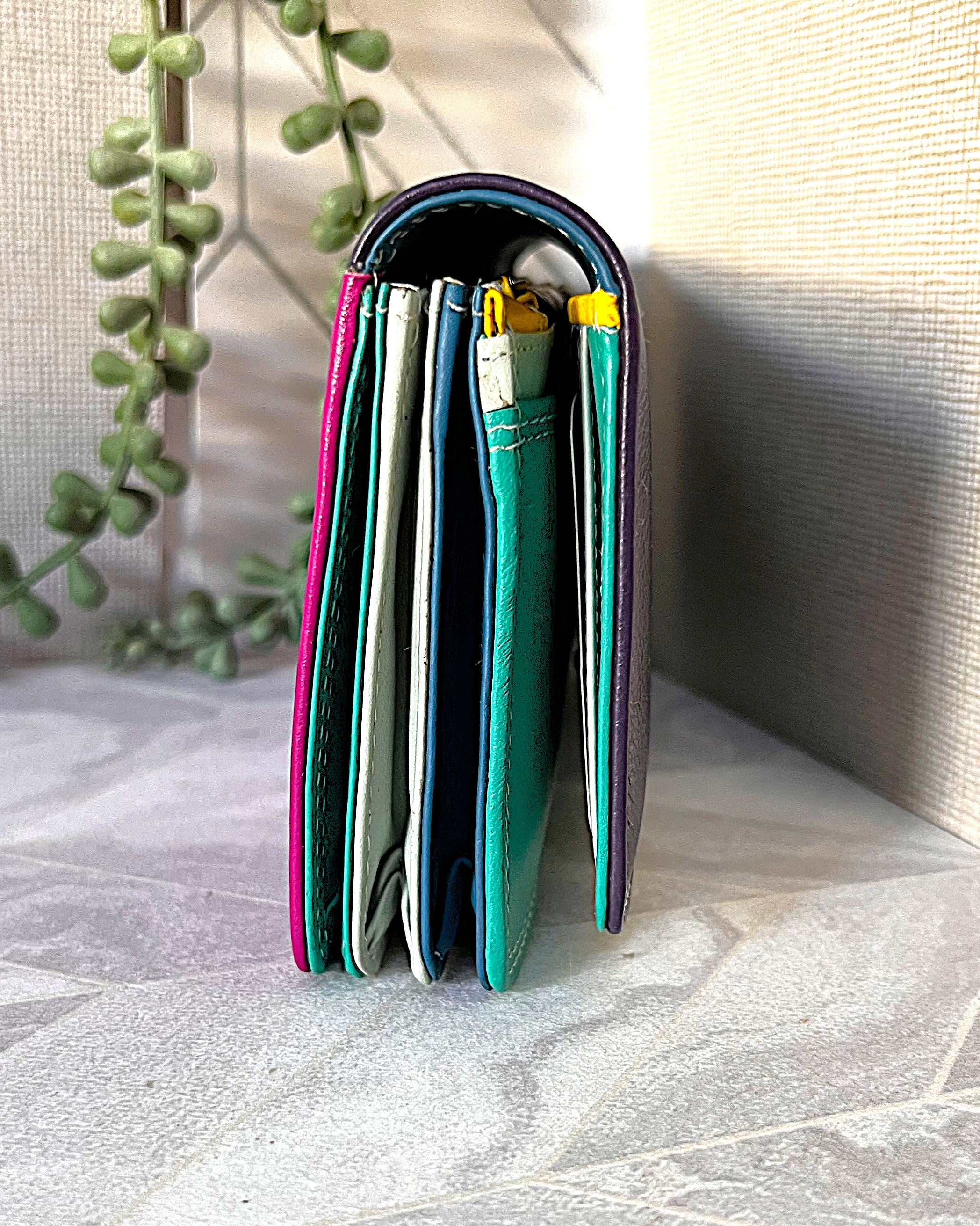 Wallets: Jekyll & Hide Ibiza Multicolour Leather Wallet