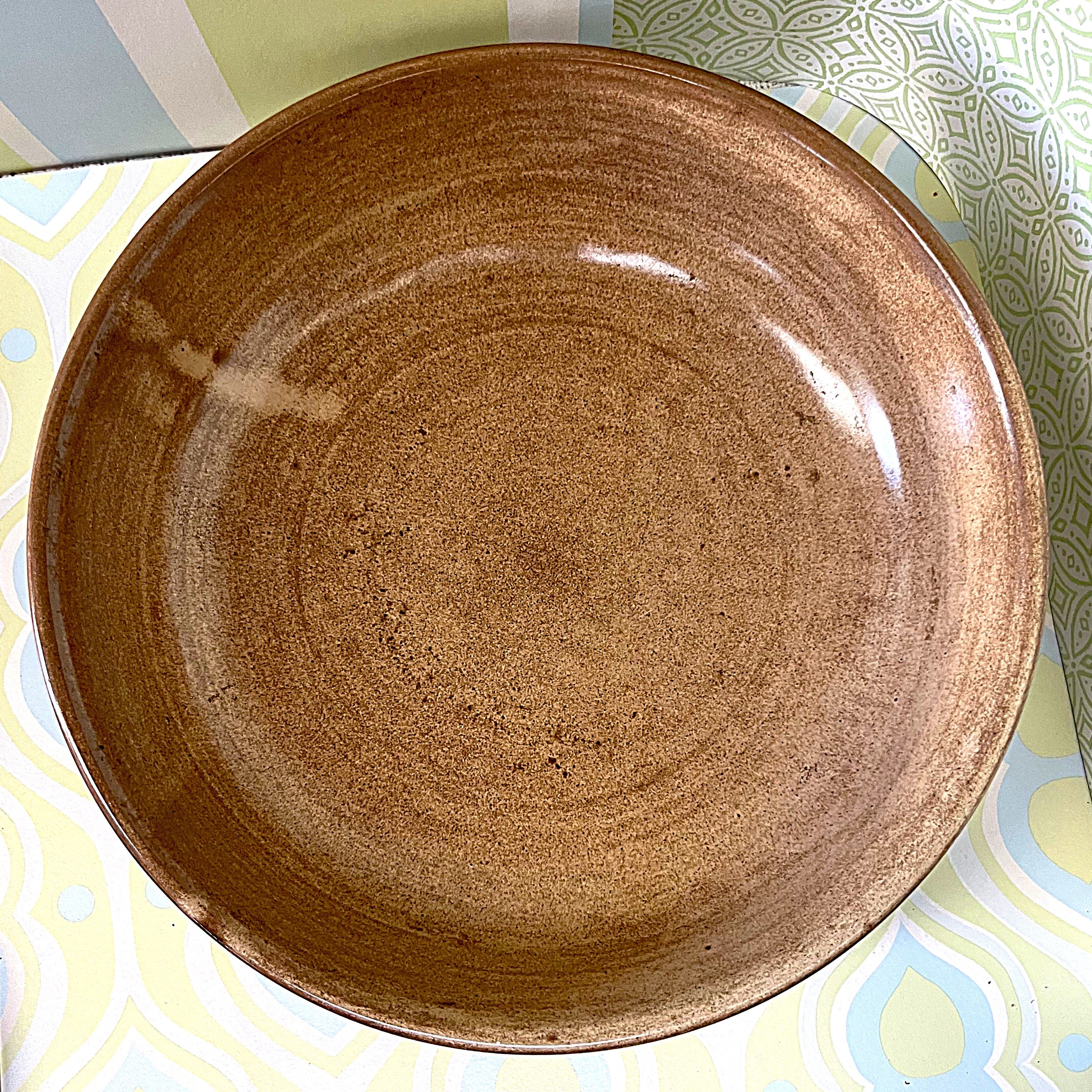 Liebermann: Studio Pottery Serving Bowl
