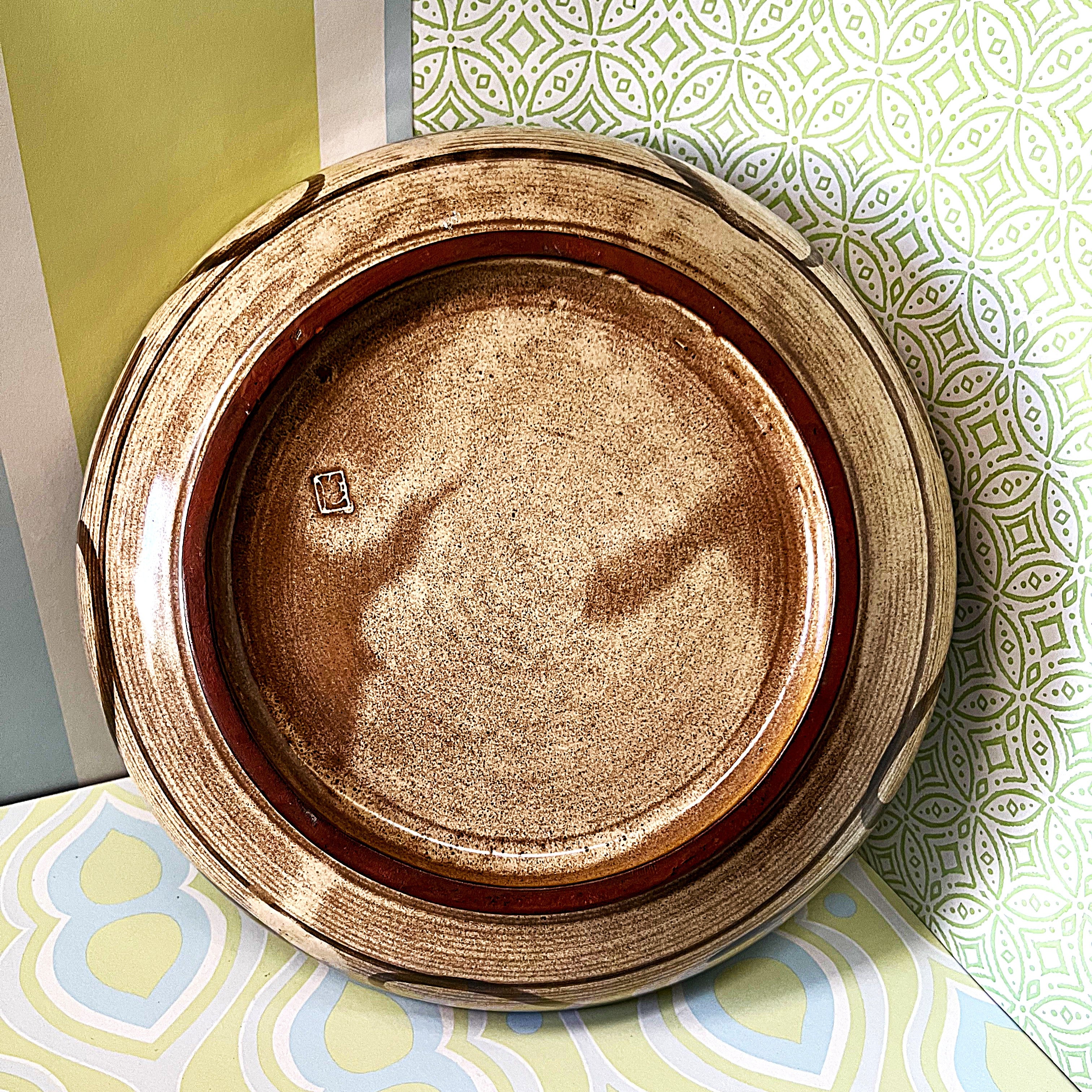 Liebermann: Studio Pottery Serving Bowl
