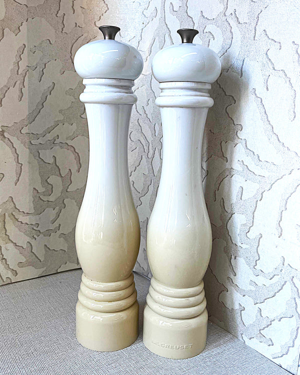 Salt & Pepper: Le Creuset Meringue Salt & Pepper Mills